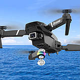 Квадрокоптер Professional Drone E88 1800 mah, 2 HD камери, час польоту до 15 хв, фото 8