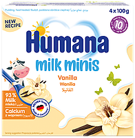 Дитячий ванільний пудинг Humana від 10 мес , 4*100г Хумана