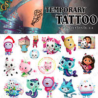 Детские татуировки Gabbys Dollhouse Tattoo Set