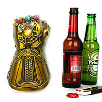 Рукавичка нескінченності RESTEQ. Міні рукавички Танос для пляшки. Відкривачка для пляшок Infinity Gauntlet, Marvel, Avengers