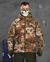 Тактическая ветровка мультикам, армейская куртка ветровка мультикам, военная ветровка Multicam легкая ln385