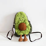 Сумочка Авокадо RESTEQ 23 см. Мила сумочка у формі авокадо. Сумочка-іграшка Авокадо, фото 4