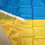 Український прапор RESTEQ. Прапор України. Ukrainian flag. Прапор 150*90 см поліестер, фото 9