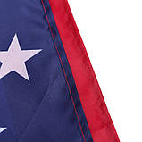 Прапор США 150*90 см. Американський прапор RESTEQ. Прапор Америки. American flag поліестер, фото 3