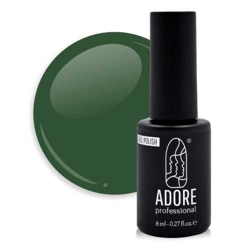 Вітражний гель-лак для нігтів Adore professional MG-04 - malachite, зелена глазур, 8 мл