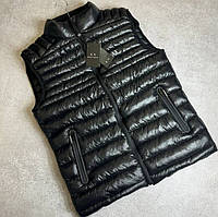 Armani стильная мужская жилетка брендовая Армани безрукавка модный жилет черный