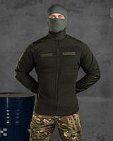 Тактическая флисовка олива одежда для военных, Мужская армейская кофта на флисе толстовка Oliva