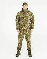 Костюм тактический Горка Хищник, комплект куртка с капюшоном и штаны, ткань рип-стоп водоотталкивающая 50