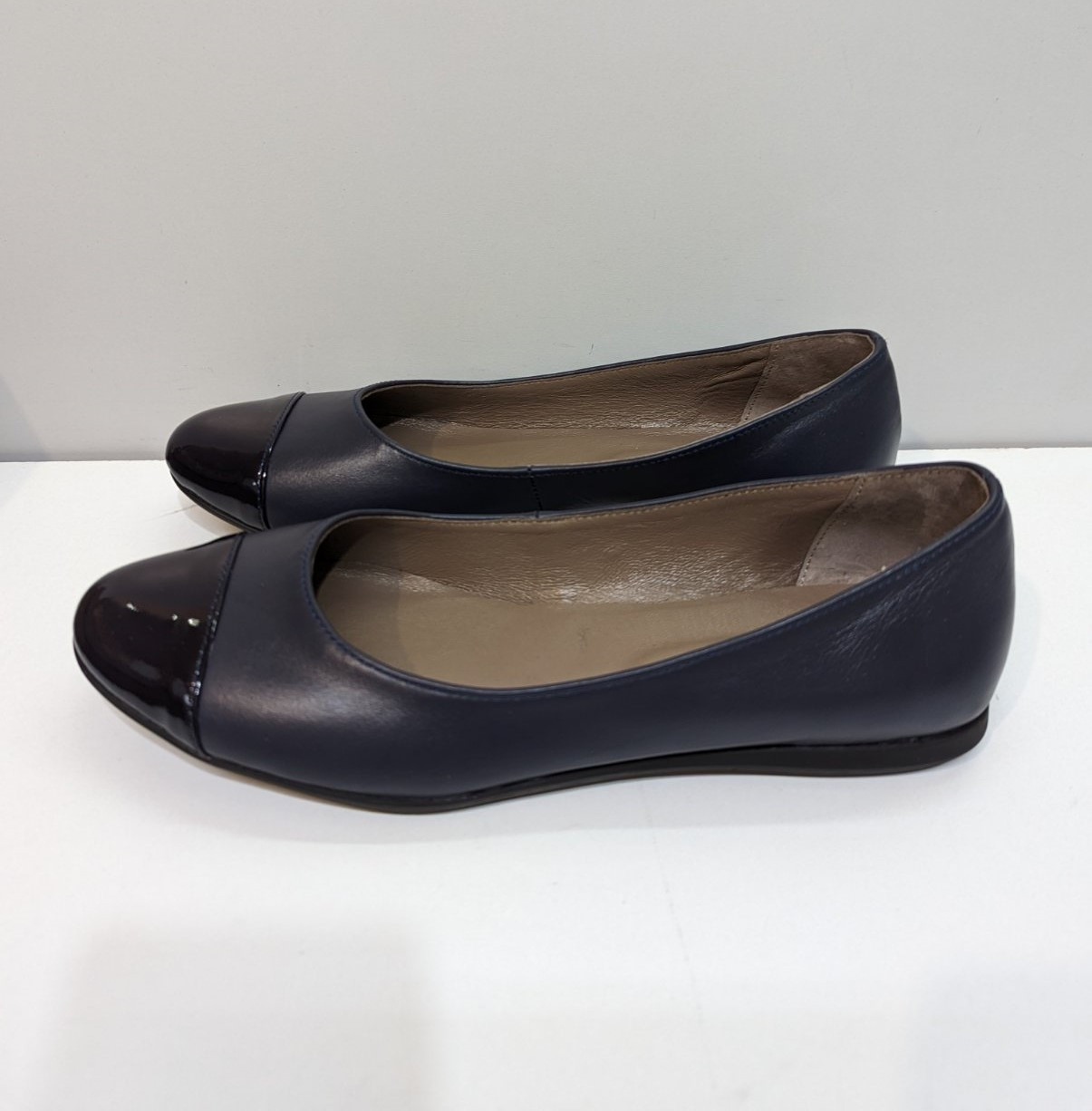 STTOPA Розміри 40-44. Балетки великих розмірів із натуральної шкіри. 162-4044 Сині, фото 1