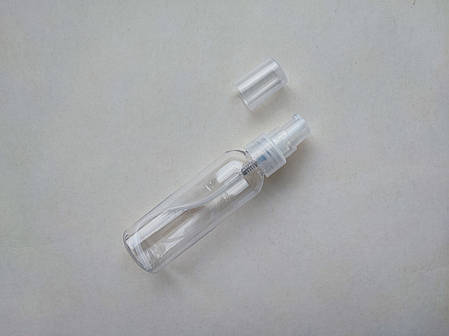 60 - 66 мл Круглий прозорий ПЕТ флакон з "кремовим" прозорим дозатором 20/410 для олії, масла, лосьон, маски, рідини, фото 1