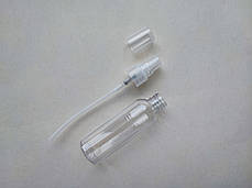 60 - 66 мл Круглий прозорий ПЕТ флакон з "кремовим" прозорим дозатором 20/410 для олії, масла, лосьон, маски, рідини, фото 3