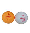 М'яч настільний теніс DONIC Advantgarde 40+ 3stars 6шт білий+помаранчовий, фото 2