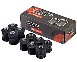 Сайлентблок штанги реактивний ВАЗ 2101-07, 2121 гумо-металеві (к-т 6 шт. малий). + 4 шт бол.) Екстрим