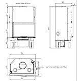 Камінна топка Tekno 2 UP SX Edilkamin, фото 3