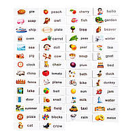 Розвиваючий дитячий планшет для читання англійська мова Ubumblebees дерево 3+ кор 23*16*5см (ПСД254), фото 4