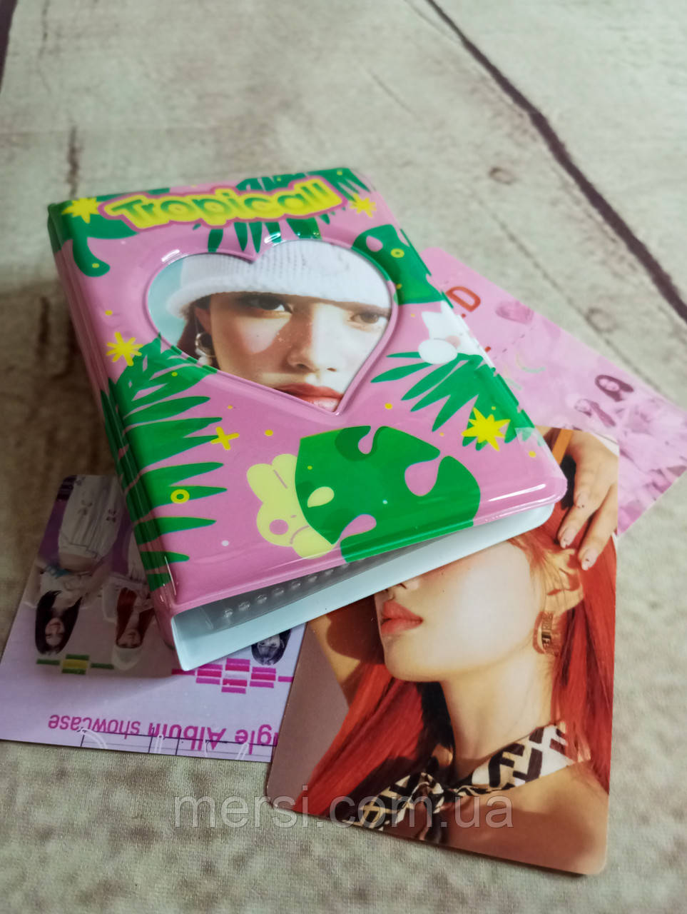 Біндер для фотокарток К-ПОП альбом для карток K-POP lomo card на 40+1 шт №31, фото 1