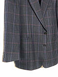 Чоловічий піджак твідовий вовна кашемір 52 розмір, фото 10