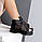 Ультра модні літні черевики люкс базовий колір чорний, фото 3