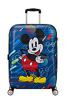 Чемодан 67 См American Tourister WAVEBREAKER DISNEY BLUE 67х47х26 31C*71004 NL, код: 8290667