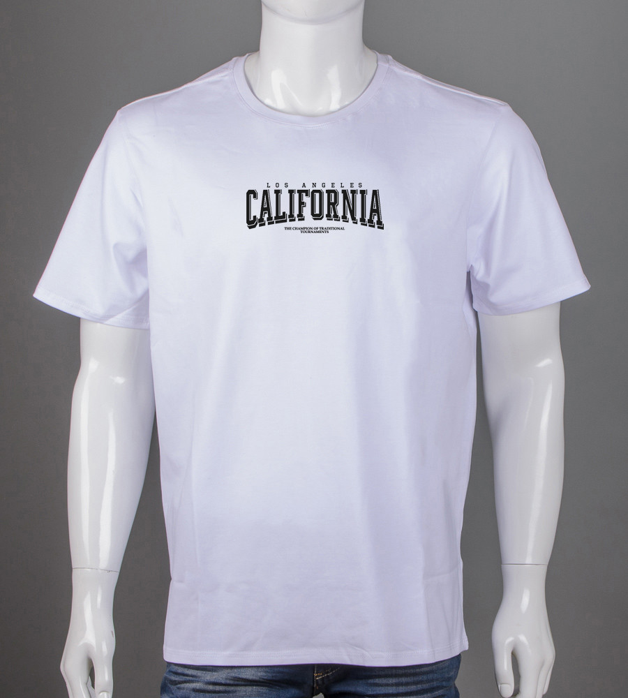 Футболка батал California 2403б (Уп.4шт 3XL,4XL), Білий