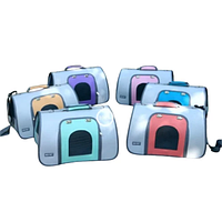 Сумка-переноска AnimAll для собак і кішок, жорстка, з фронтальними дверима, 44×22×25 см Колір в асортименті