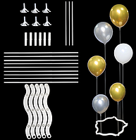 Тримач для повітряних куль пластиковий, стійка- підставка на 6 латексних кульок