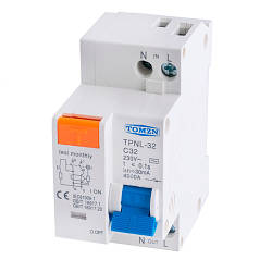 Автомат диференціальний 32А 30мА, дифавтомат АС, TOMZN TPNL-32-C32 smart