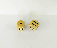 Игровые кубики игральные кости для настольных игр нарды покер 2 шт. 18мм деревянные