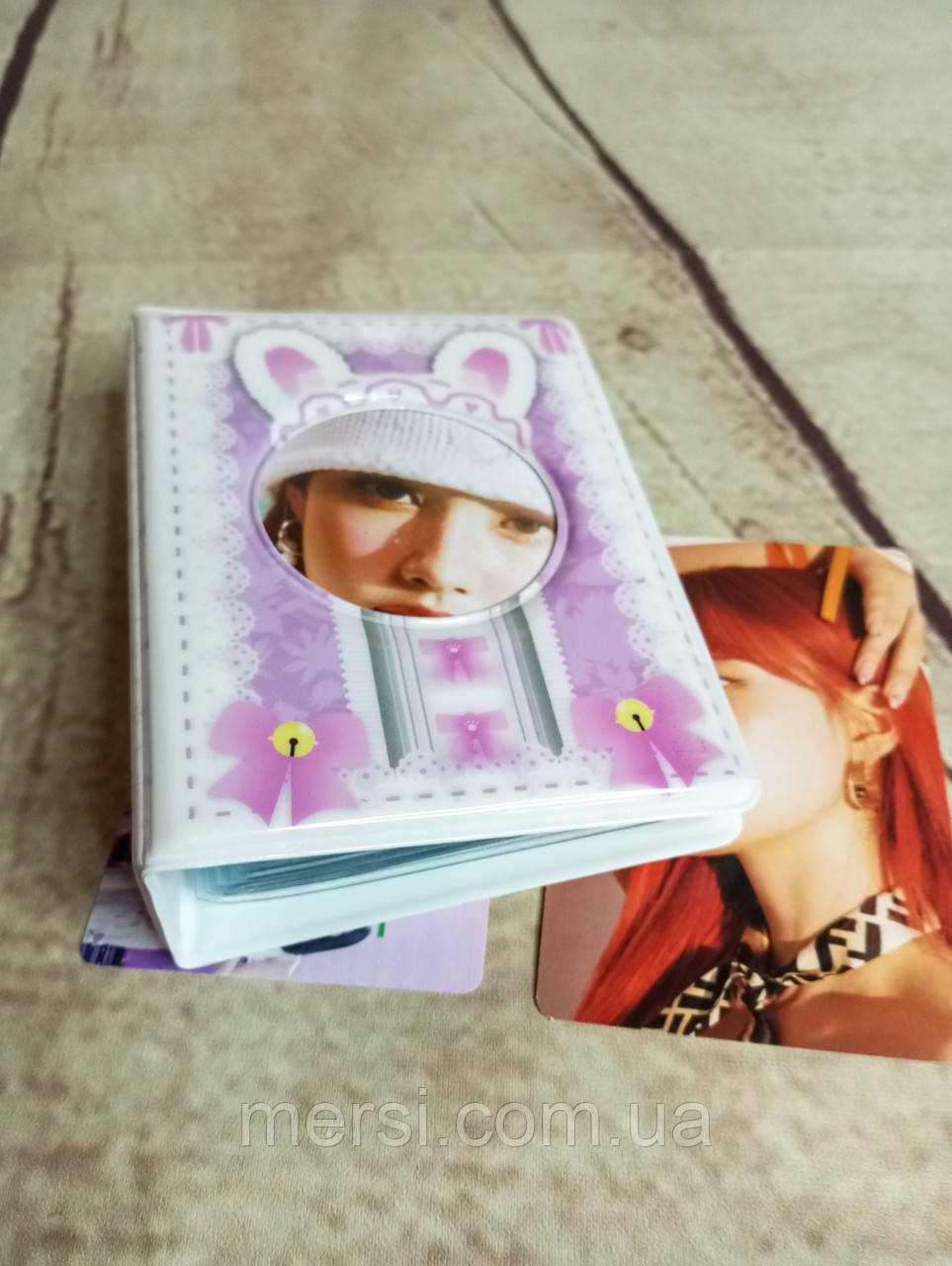 Біндер для фотокарток К-ПОП альбом для карток K-POP lomo card на 40+1 шт №37