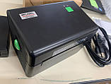 Принтер етикеток Xprinter XP-DT108B MFLABEL DT108B вживаний з тримачем рулонів, фото 4
