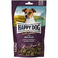 Лакомства Happy Dog Soft Snack Mini Ireland со вкусом лосося и кролика для собак 100 г