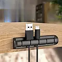 Силіконовий органайзер для кабелів і заряджань, фото 3