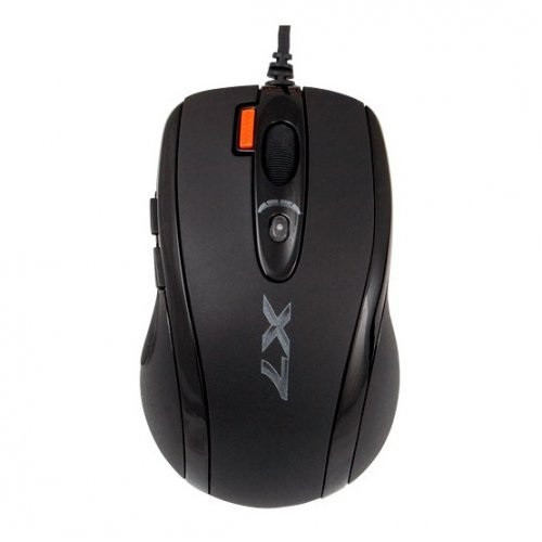 Миша провідна USB A4Tech X-710MK 400-2000dpi чорна