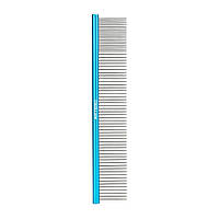 Гребень для шерсти большой хромированный Artero Giant Blue Comb Nature 25х3,5 см Синий UK, код: 8138197