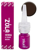 Хна для бровей ZOLA Henna 07 Ebony Brown 5 г