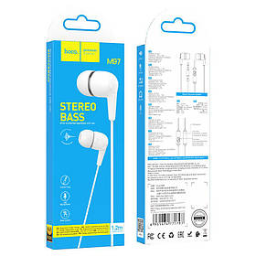 Навушники дротові HOCO M97 Enjoy universal earphones with mic