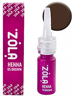 Хна для бровей ZOLA Henna 05 Brown 5 г.