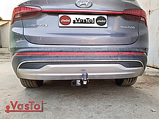 Фаркоп Hyundai Santa Fe IV 2020-2024 (Хендай Санта Фе 4) вставка під квадрат, фото 3