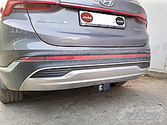 Фаркоп Hyundai Santa Fe IV 2020-2024 (Хендай Санта Фе 4) вставка під квадрат