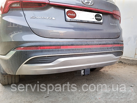 Фаркоп Hyundai Santa Fe IV 2020-2024 (Хендай Санта Фе 4) вставка під квадрат, фото 1
