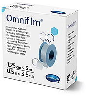Omnifilm 1,25 см х 5 м - Пластырь фиксирующий из прозрачной пленки