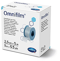 Omnifilm 2,5 см х 5 м - Пластырь фиксирующий из прозрачной пленки