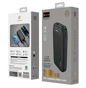 Power bank LENYES PX267 20000 mAh (реальна ємність)