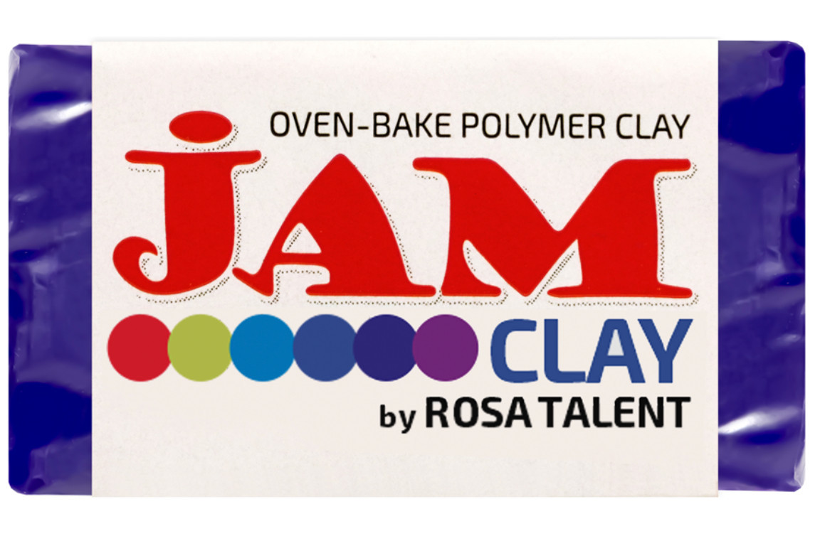 Полімерна глина Пластика Jam Clay Фіолетова казка 20г