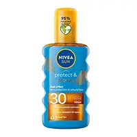 Nivea, Sun, Protect & Bronze, масло-спрей для активації природної засмаги, SPF30, 200 мл (7232626)