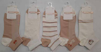 Шкарпетки жіночі літні, укорочені, бавовна (розмір 36-41)