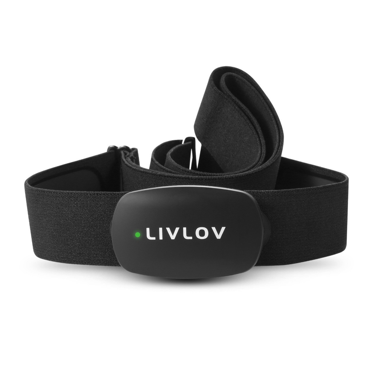 Нагрудний монітор серцевого ритму сумісний з Wahoo Polar Bluetooth 5.0 ANT+ Livlov V6 Чорний