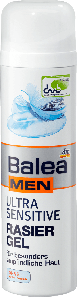 Гель для бритья для очень чувствительной кожи Balea MEN Rasiergel Ultra Sensitive 200 мл