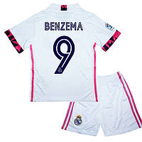 Детская футбольная форма BENZEMA 9 Реал Мадрид 2020-2021 Adidas Home 125-135 см (set3040_121831)