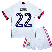 Детская футбольная форма ISCO 22 Реал Мадрид 2020-2021 Adidas Home 125-135 см (set3040_121833)